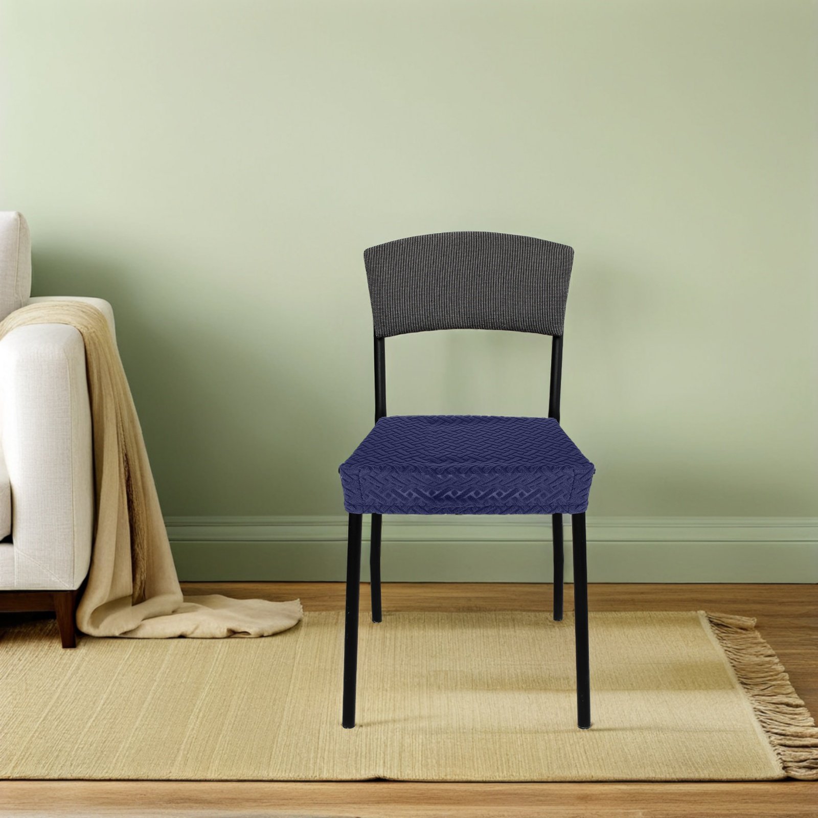 Home Bar And Counter - Rectangle Stool Cover Elastic Fit for