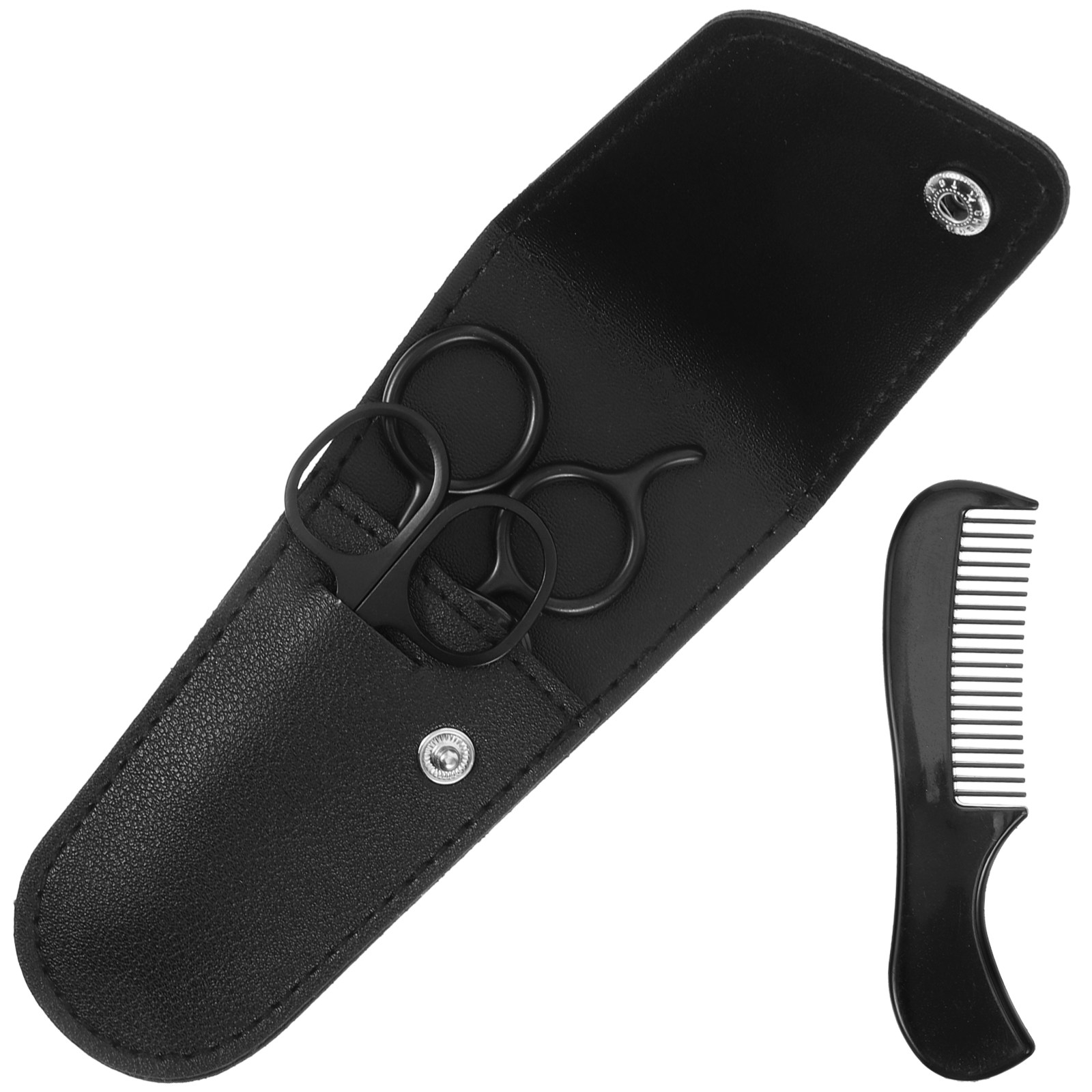 Home Barber - 1Set Beard Shears Kit Stainless Steel