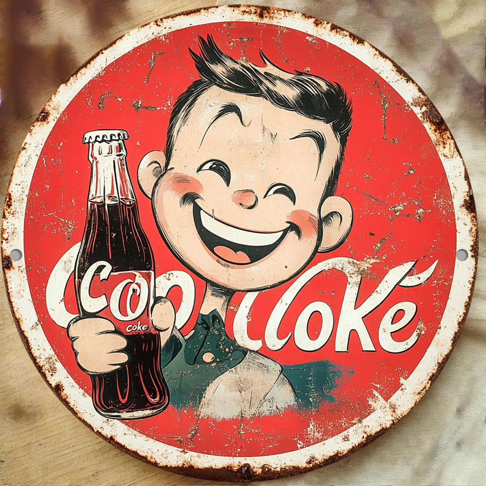 Vintage-Style Cola Advertiseme - Home Bar Cafe ulasan dan harga