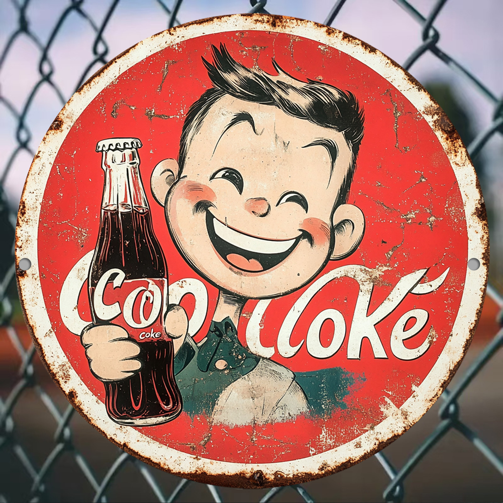 Vintage-Style Cola Advertiseme - Home Bar Cafe ulasan dan harga
