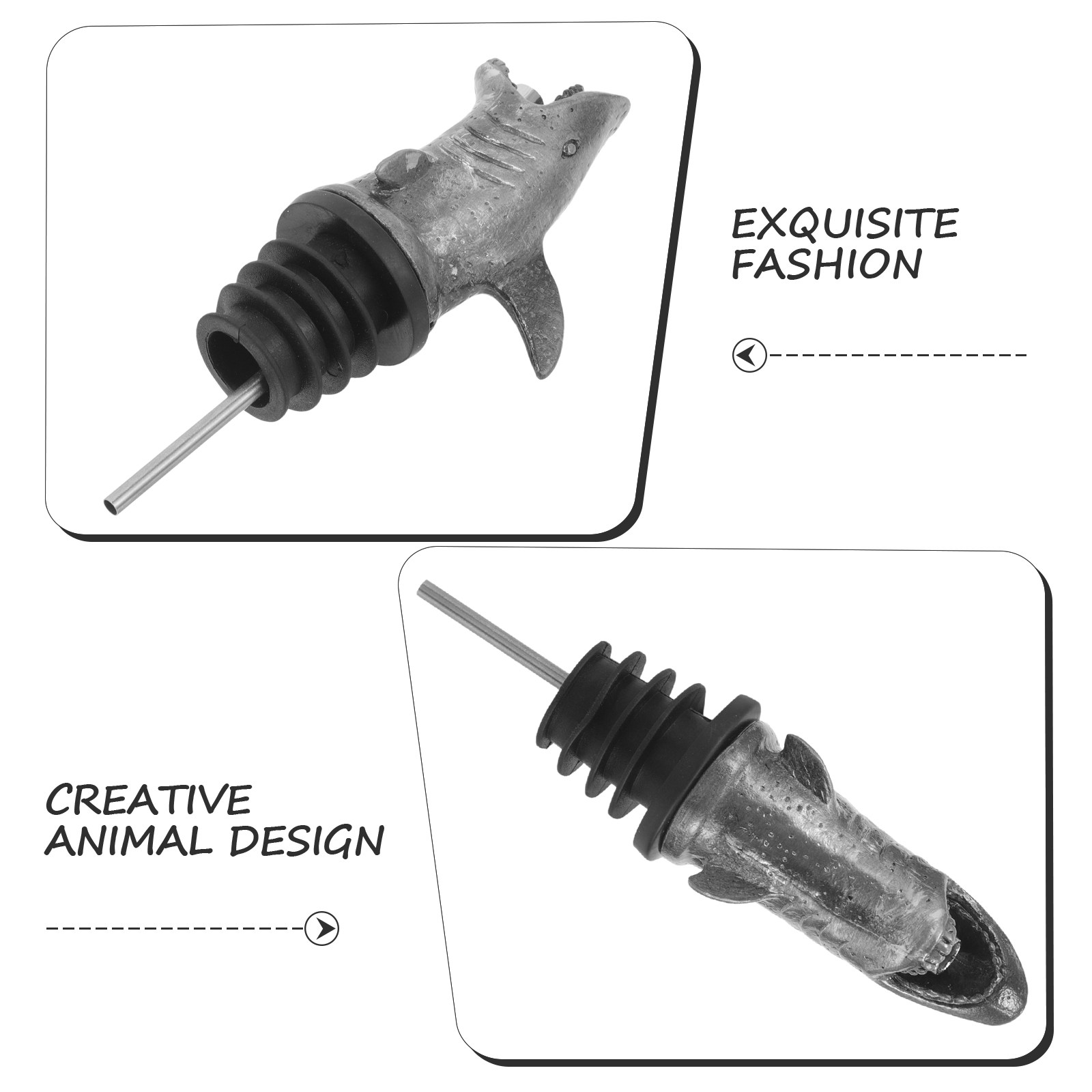 Liquor Bottle Pourer Shark Win - Speed Pourer Cap ulasan dan harga