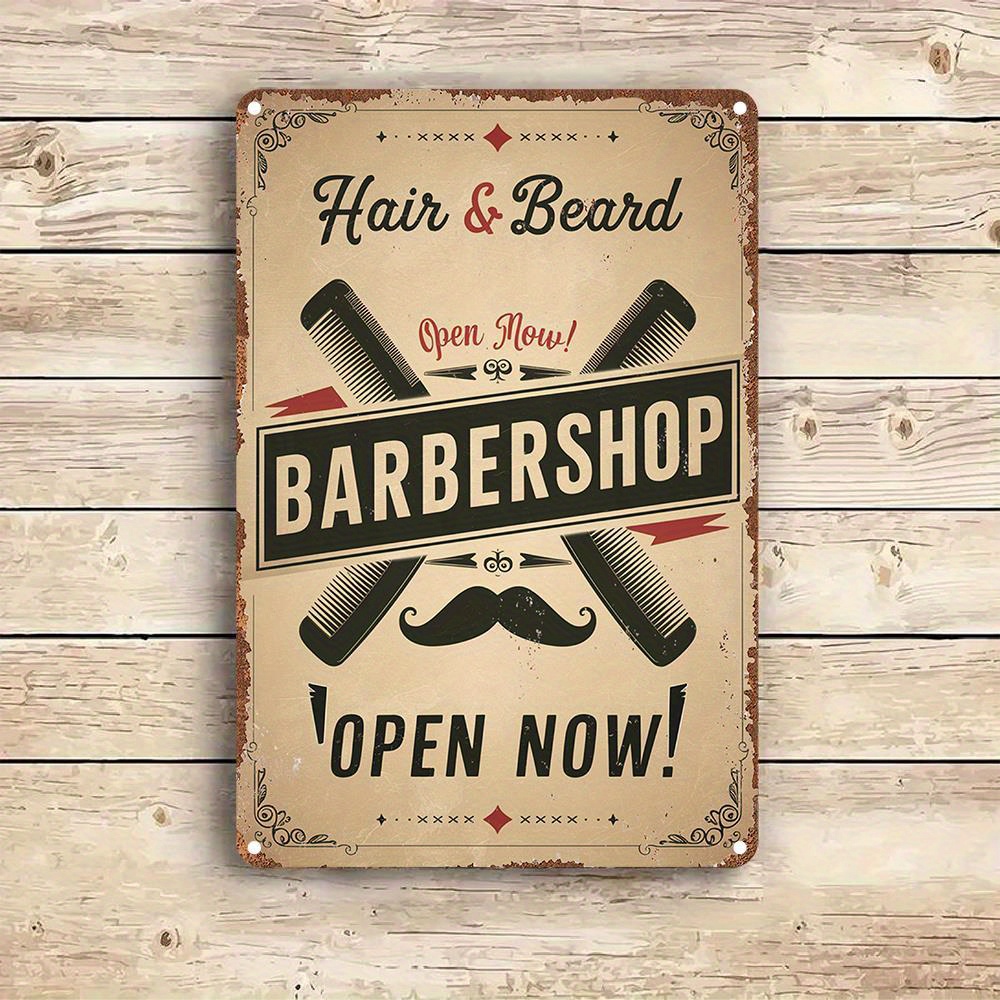 Vintage Barbershop Sign - Retr - Home Barber ulasan dan harga