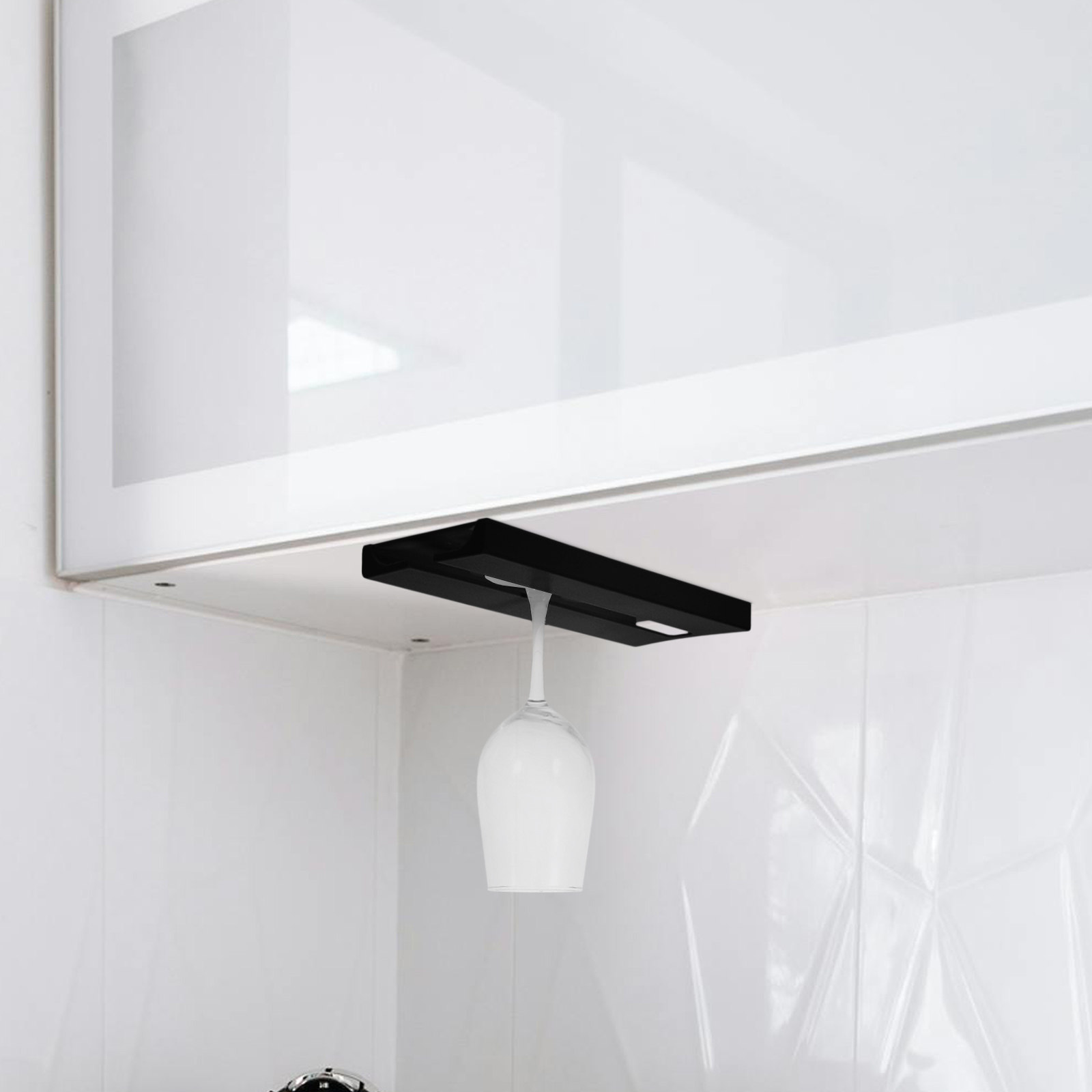 Under Cabinet Hanging Wine Gla - Home Bar And Cabinet ulasan dan harga