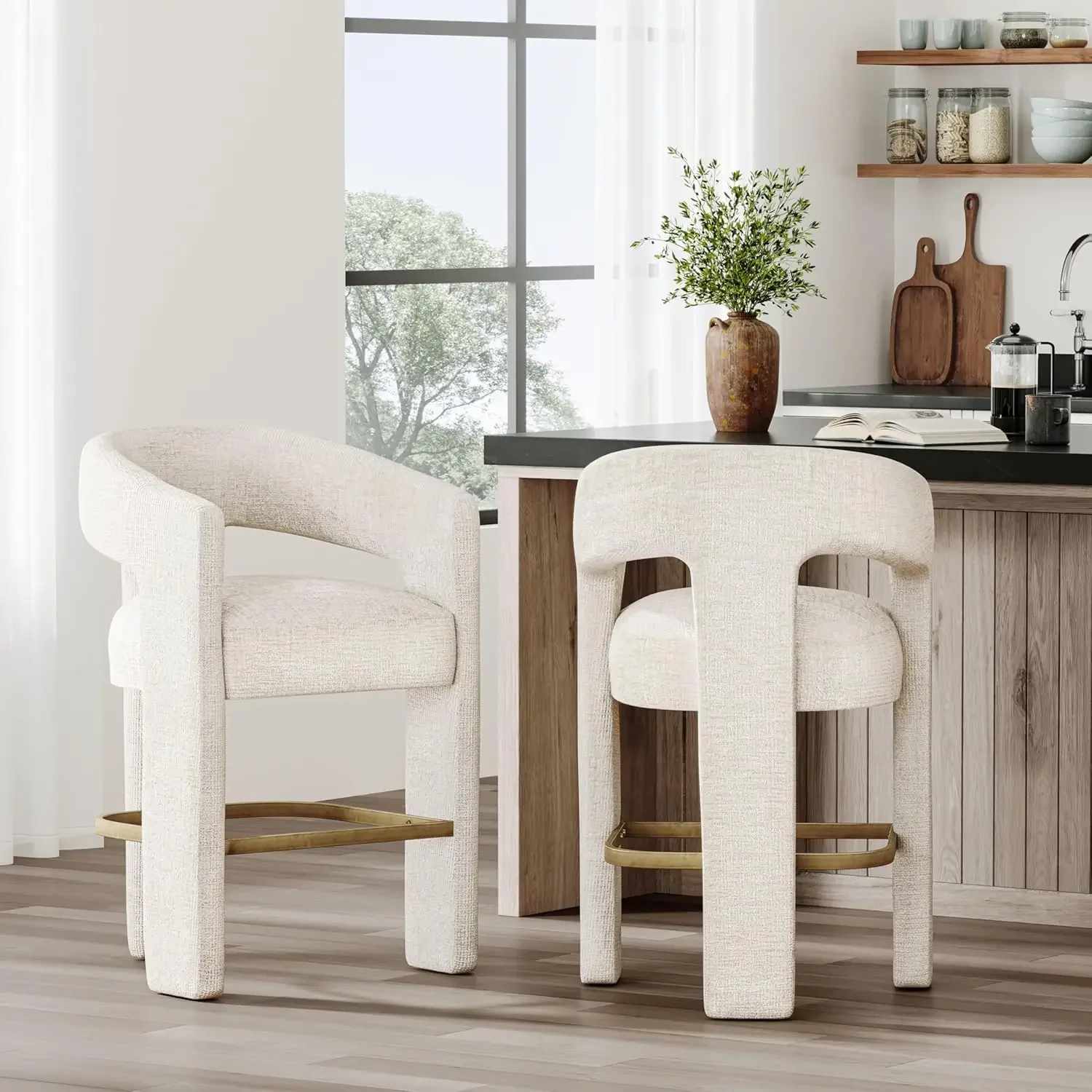 Jofran Upholstered Counter Sto - Home Bar And Counter ulasan dan harga