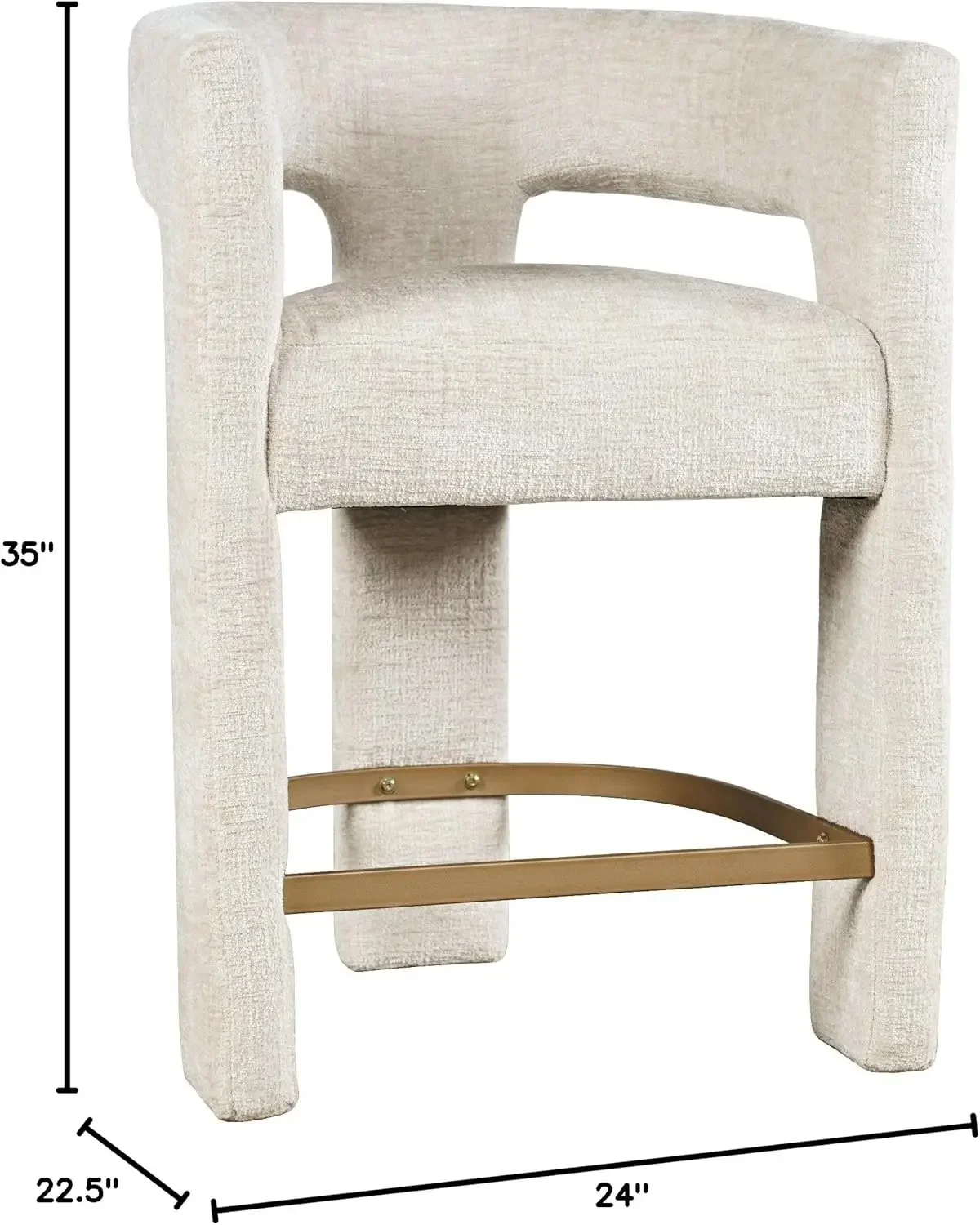 Jofran Upholstered Counter Sto - Home Bar And Counter ulasan dan harga