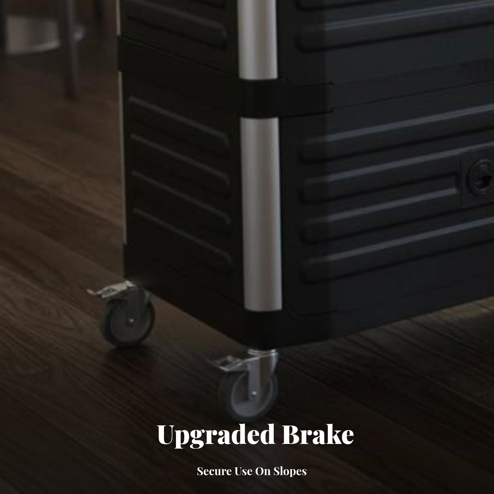 3-Tier utility Cart with caste - Home Bar Shelf ulasan dan harga