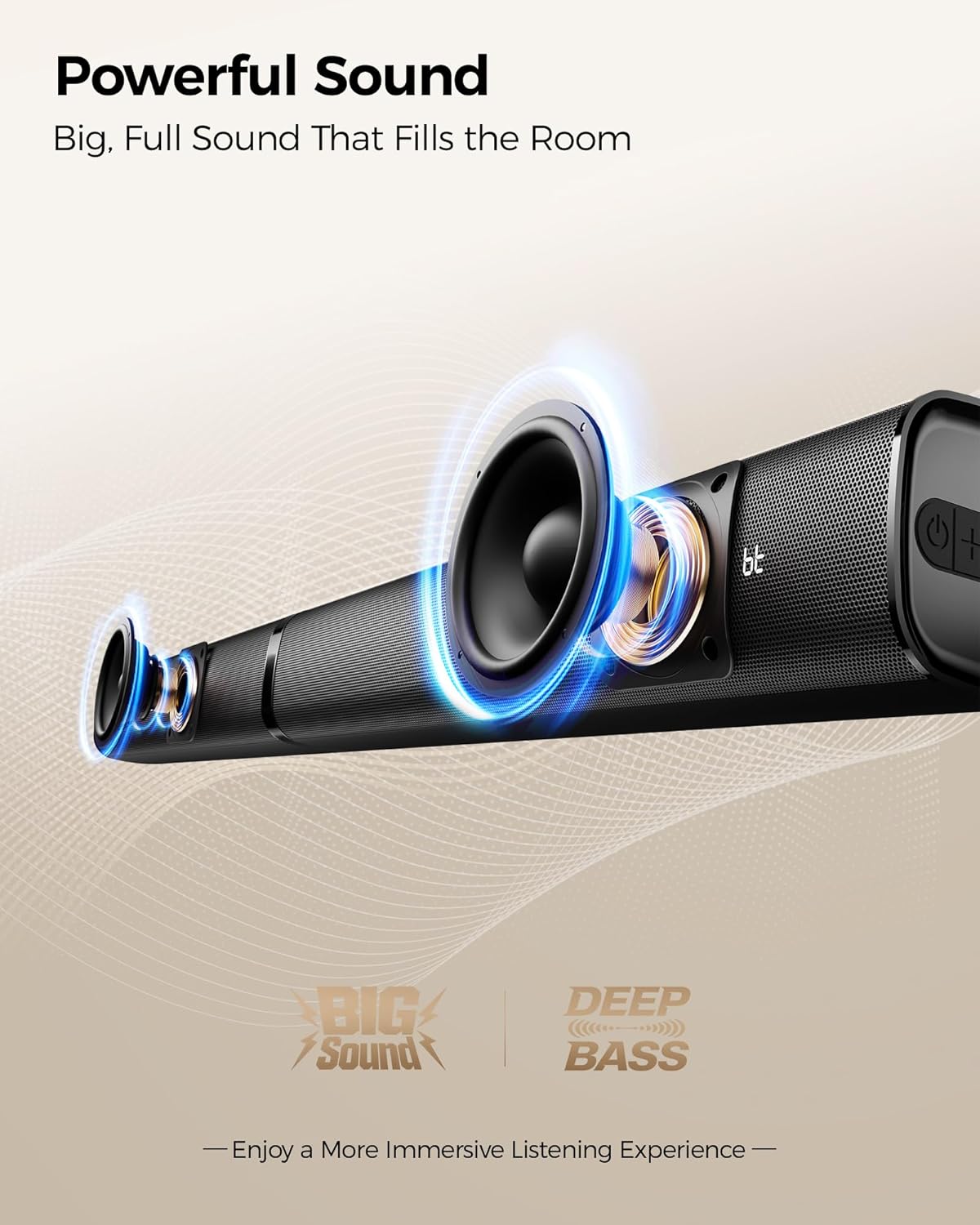 Soundbar with Subwoofer for TV - Home Bar And Theater ulasan dan harga