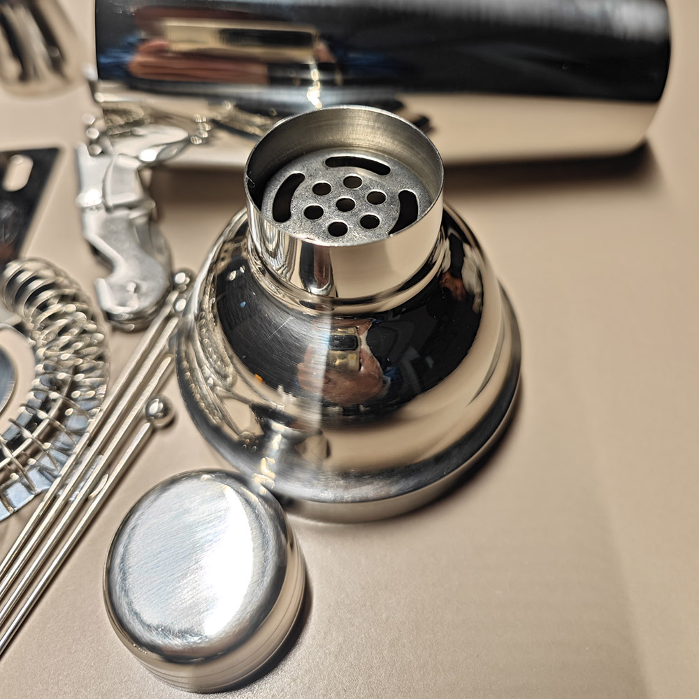 UPORS Stainless Steel Cocktail - Boston Shaker Set ulasan dan harga