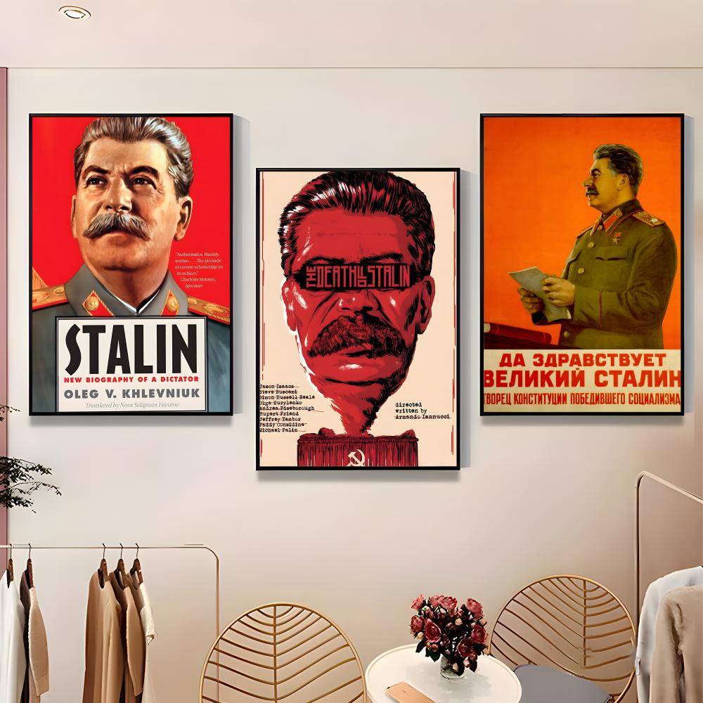 Art R-Russian Stalin Poster Pa - Home Bar And Theater ulasan dan harga