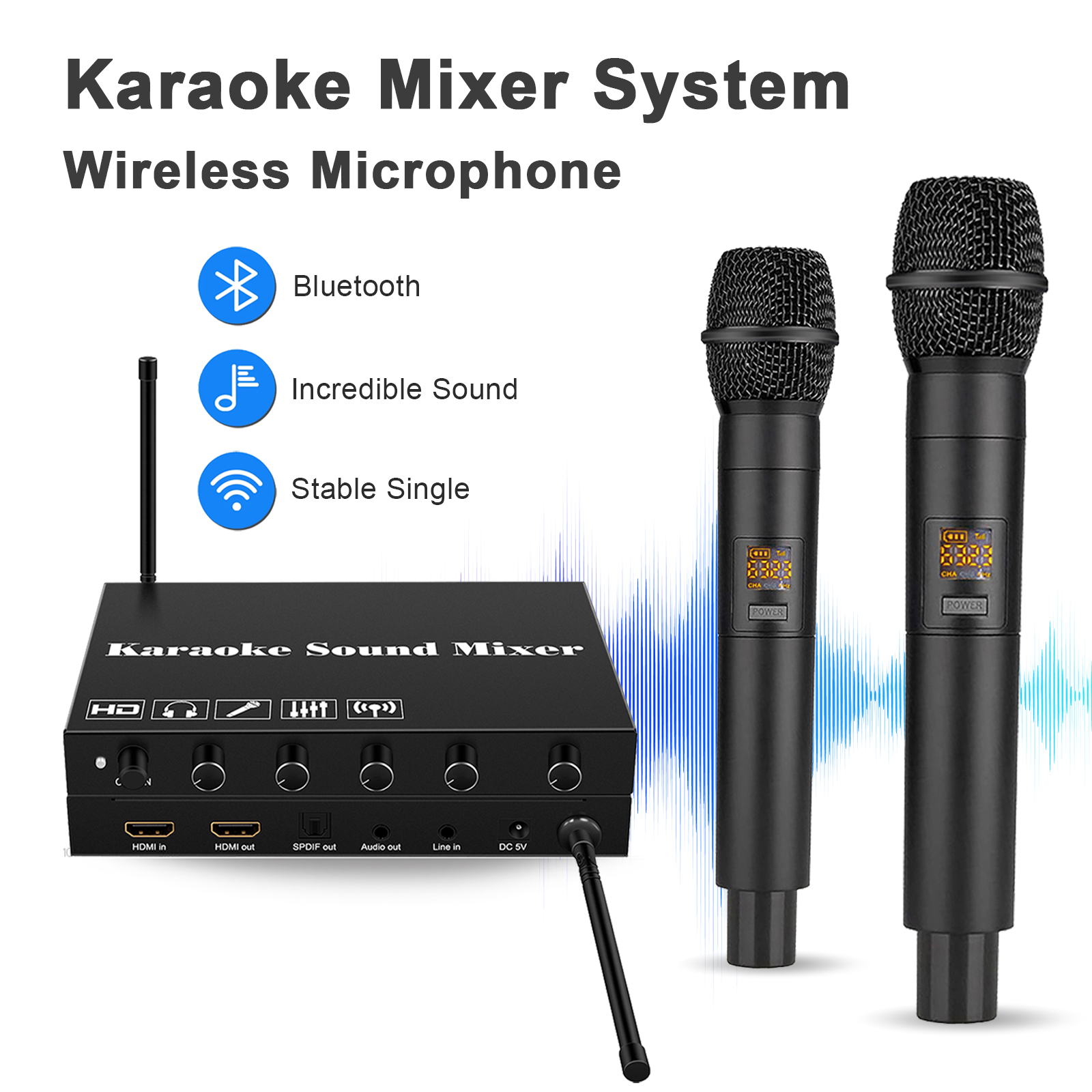 HDMI Karaoke Player Mixer Home - Home Bar And Theater ulasan dan harga