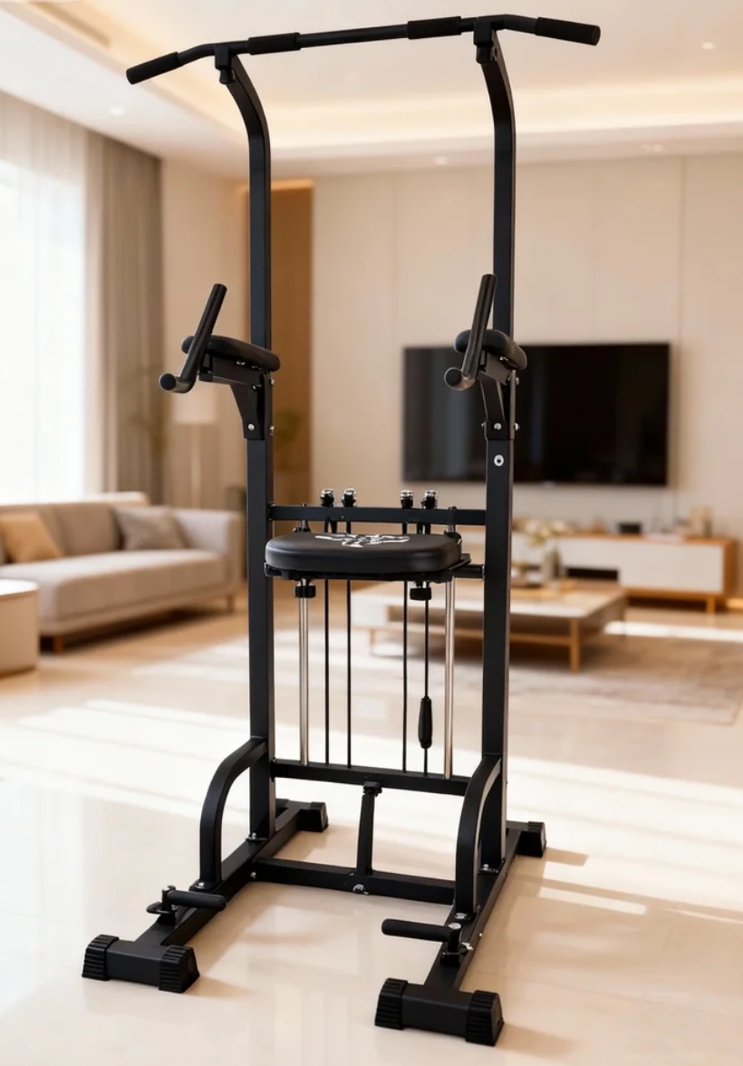 Power Tower Pull-Up Dip Statio - Home Bar And Gym ulasan dan harga