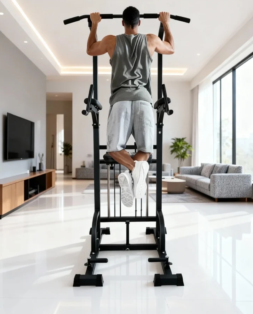 Power Tower Pull-Up Dip Statio - Home Bar And Gym ulasan dan harga