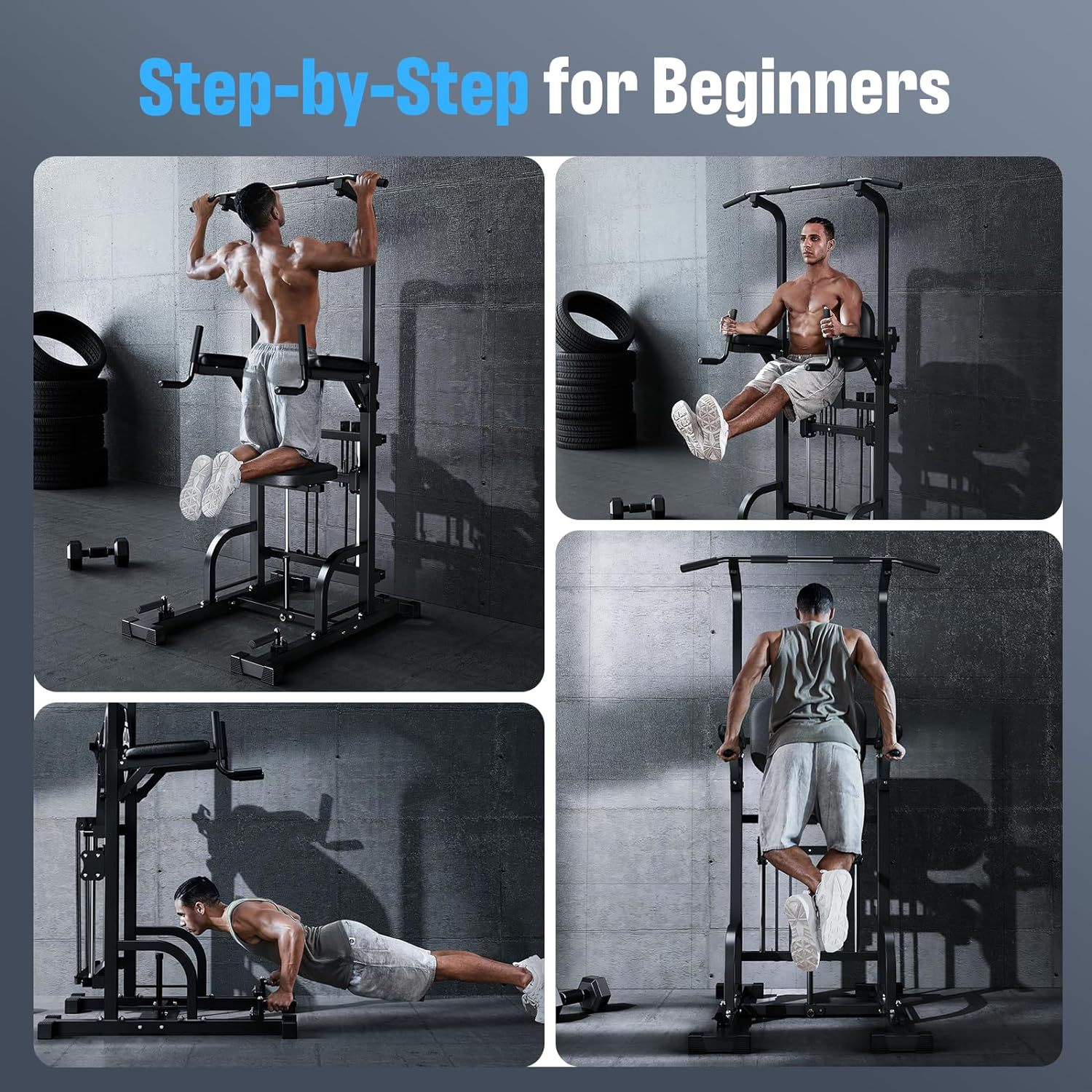 Power Tower Pull-Up Dip Statio - Home Bar And Gym ulasan dan harga