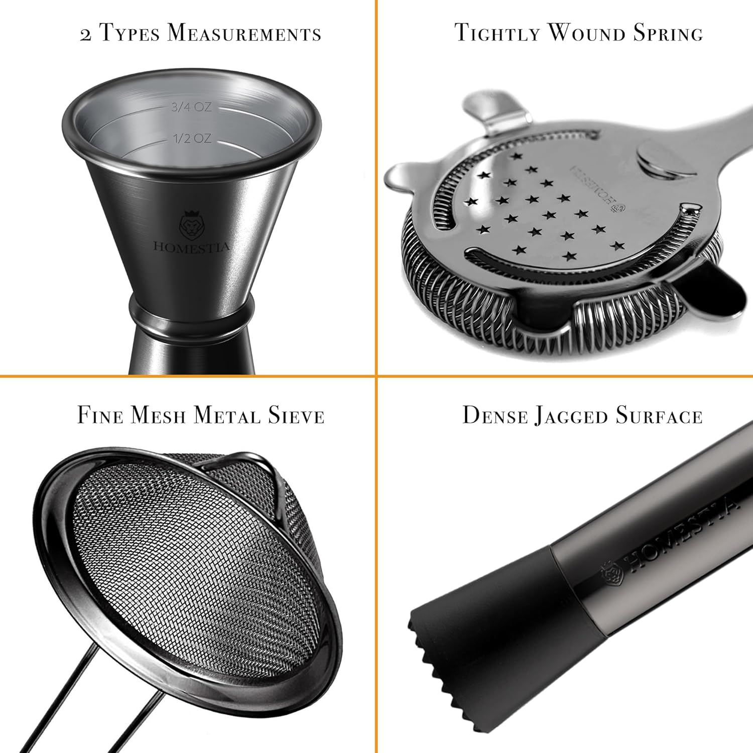 Cocktail Shaker Sets, 12 Pcs S - Boston Shaker Set ulasan dan harga