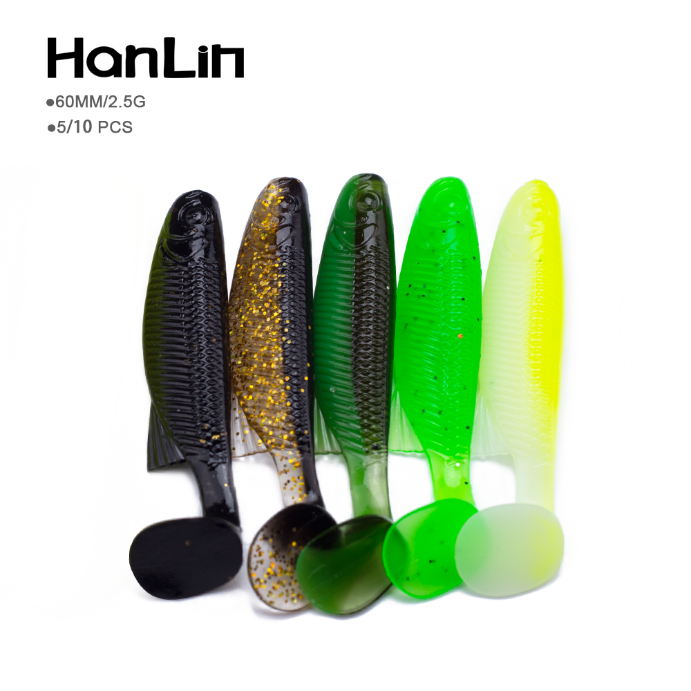 Hanlin 10/20pcs Soft Baits Wor - Jigger Double Sided ulasan dan harga