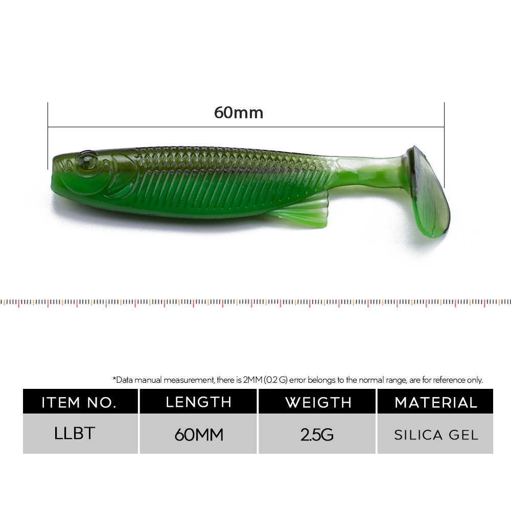 Hanlin 10/20pcs Soft Baits Wor - Jigger Double Sided ulasan dan harga
