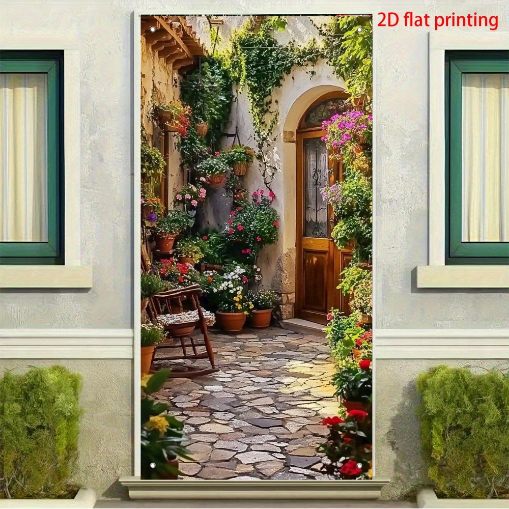 2D flat banner door curtain fe - Home Bargains ulasan dan harga