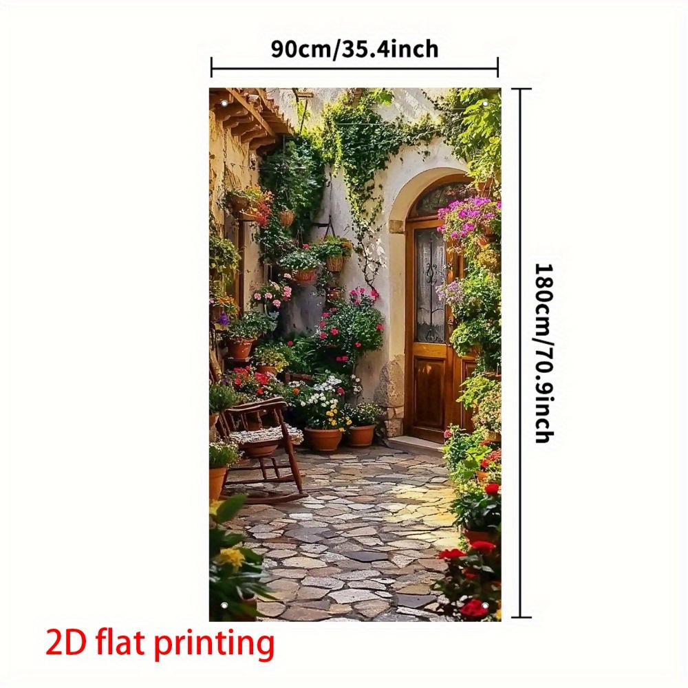 2D flat banner door curtain fe - Home Bargains ulasan dan harga