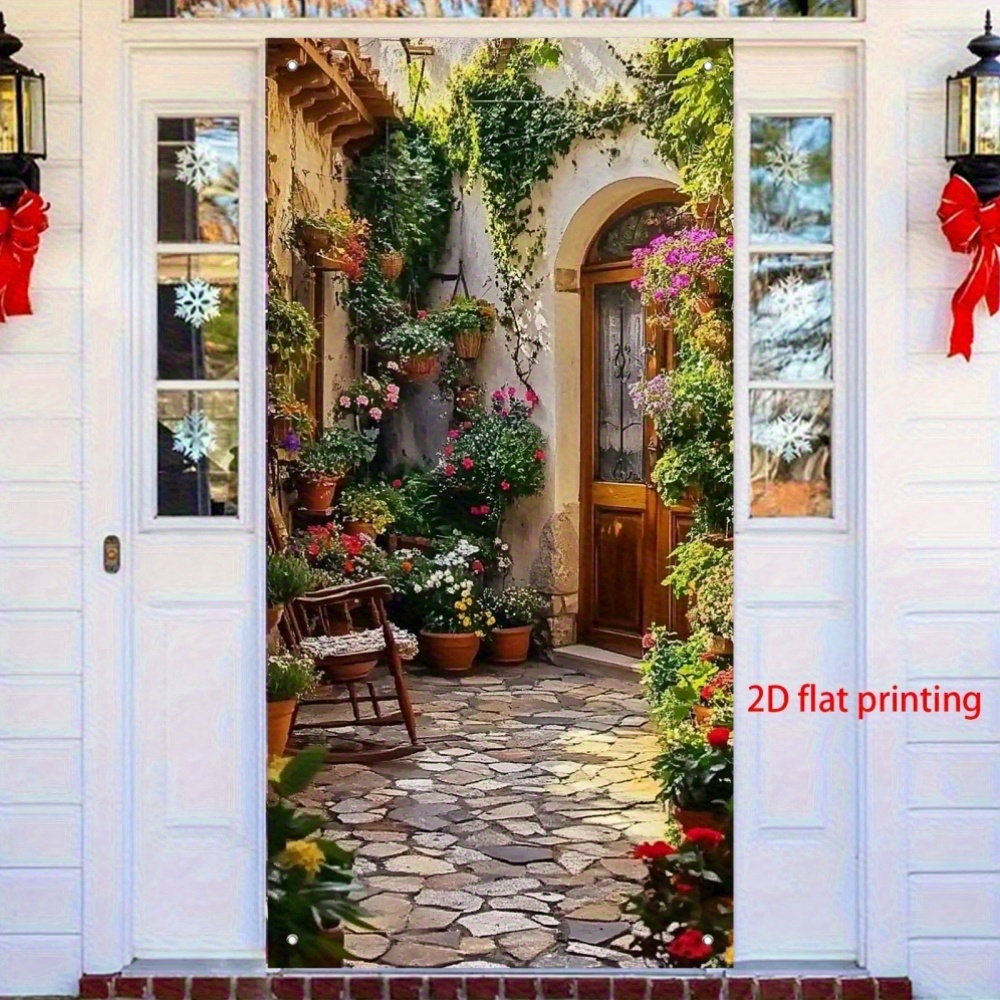 2D flat banner door curtain fe - Home Bargains ulasan dan harga