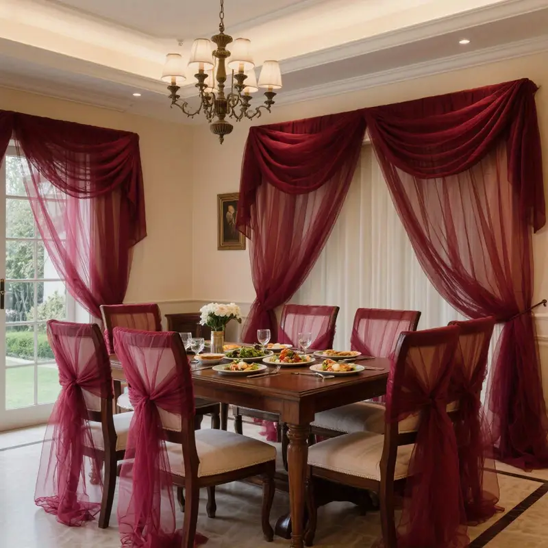 DIY Decoration Tulle Arch Drap - Home Bargains ulasan dan harga