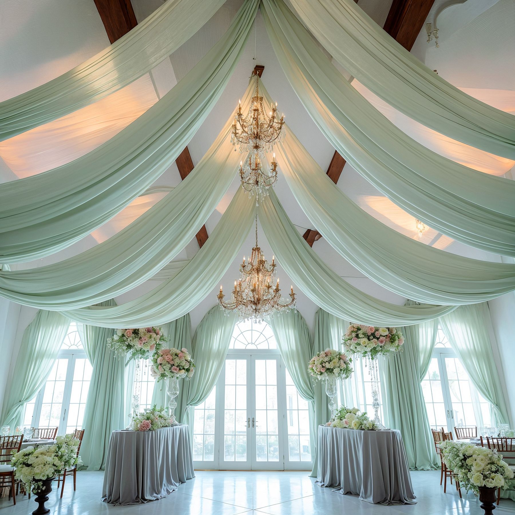 Wedding Arch Drape Roof Ceilin - Home Bargains ulasan dan harga