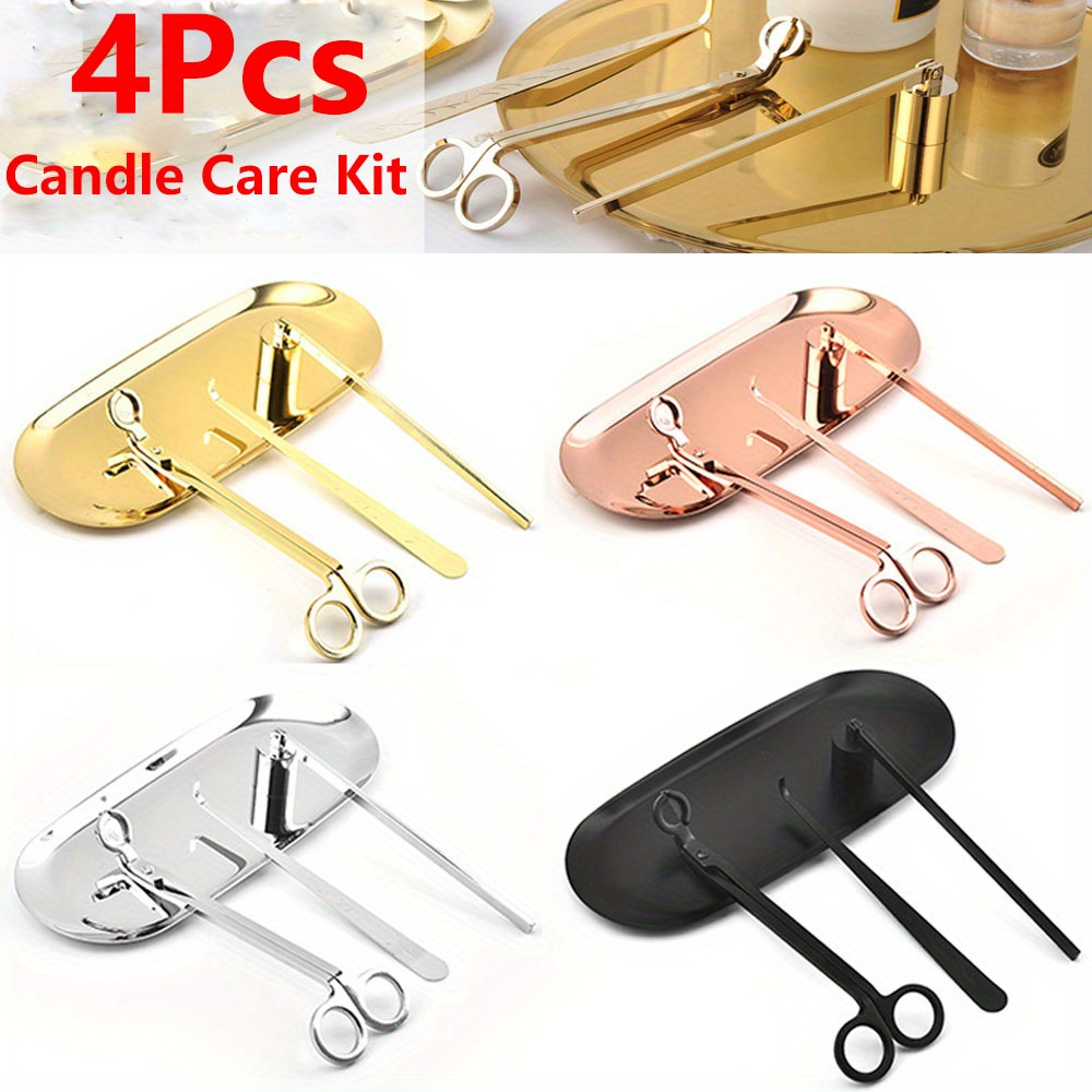4pcs/set Luxury Candle Care Ki - Home Barber ulasan dan harga