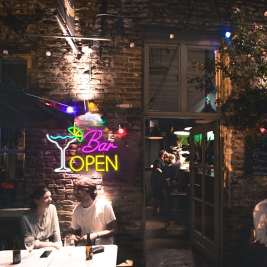 Sign for Business, Neon Open S - Home Bar Cafe ulasan dan harga