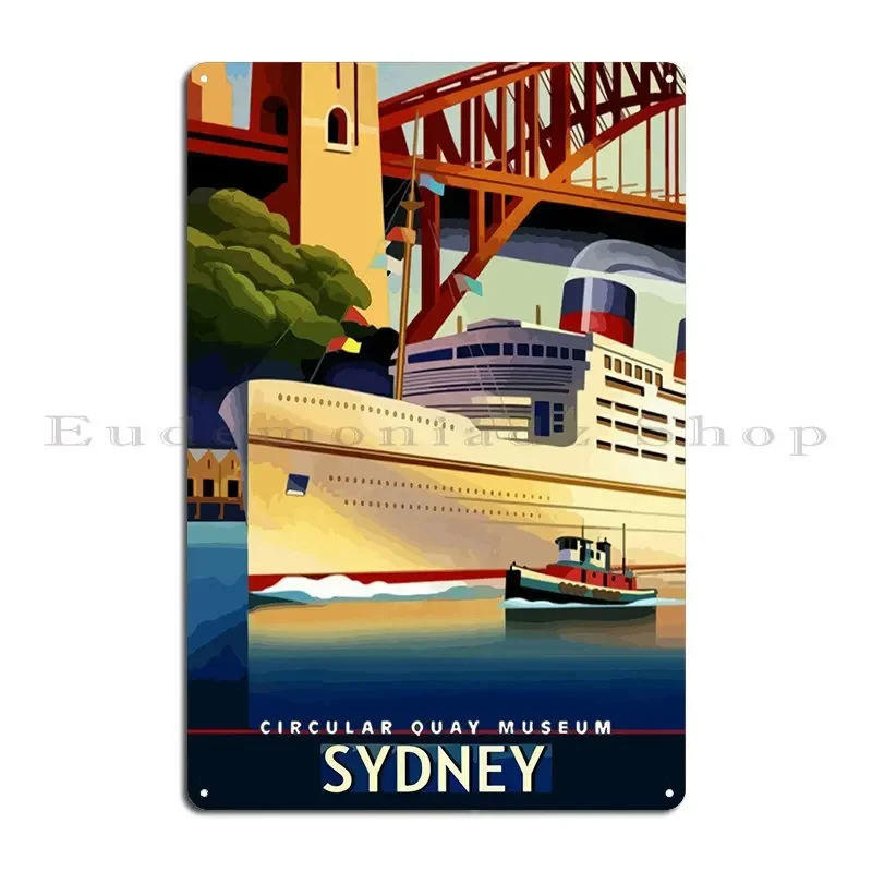 Travel To Sydney Metal Sign Cl - Home Bar Sydney ulasan dan harga