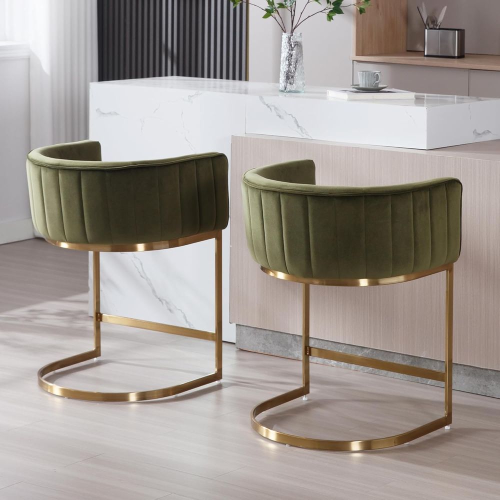 24 Velvet Upholstered Counter  - Home Bar And Counter ulasan dan harga