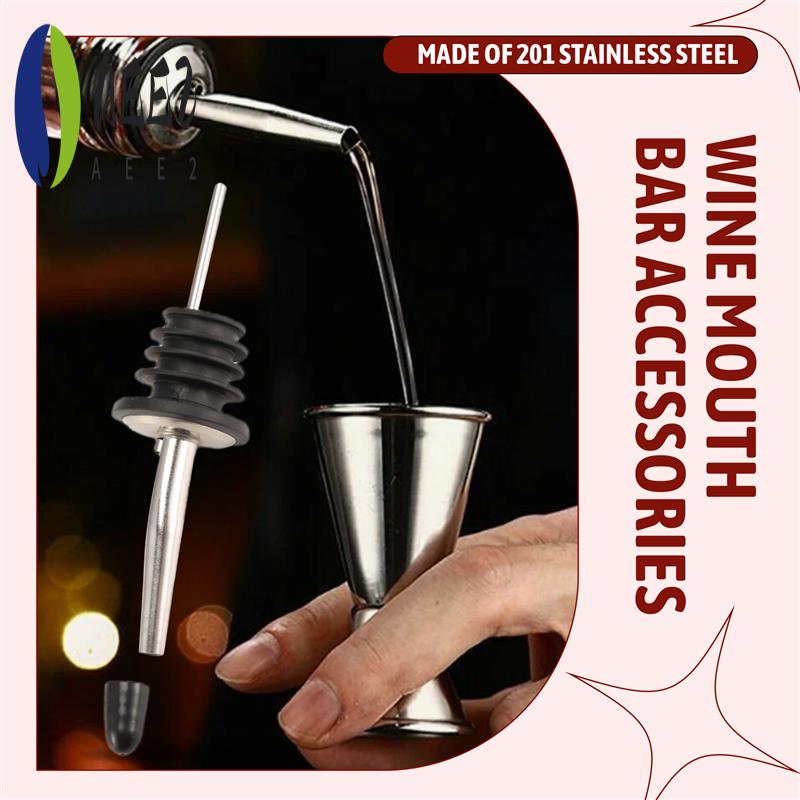 AEE2-6Pcs Stainless Steel Pour - Speed Pourer Cap ulasan dan harga