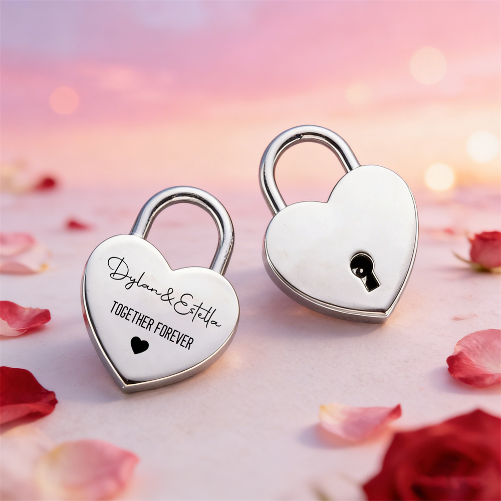 Custom Name Heart-Shaped Padlo - Home Bargains ulasan dan harga