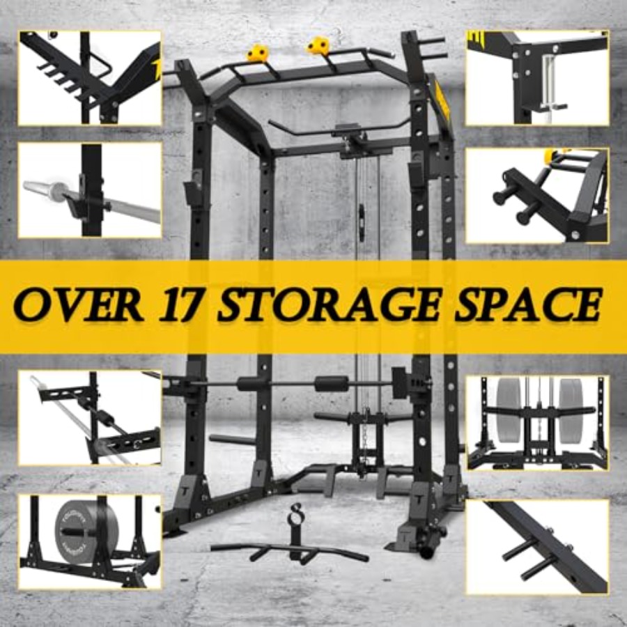 2024 Upgraded T2 Power Cage Mu - Home Bar And Gym ulasan dan harga
