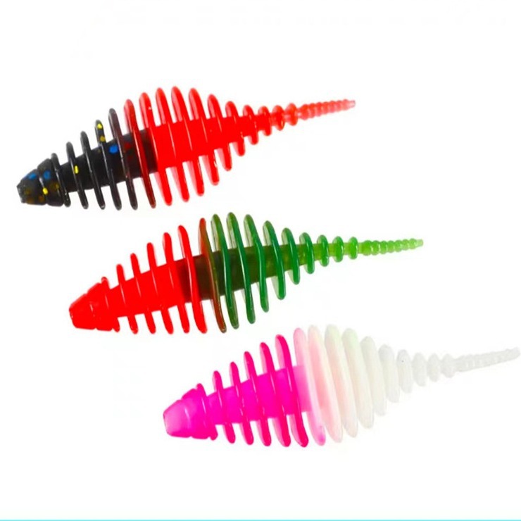 8PCS Soft Worm Fishing Lure Do - Jigger Double Sided ulasan dan harga