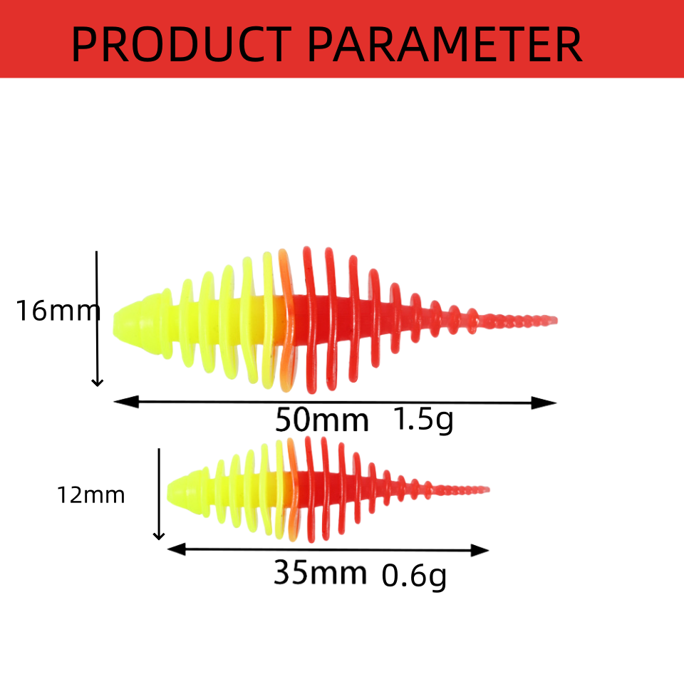 8PCS Soft Worm Fishing Lure Do - Jigger Double Sided ulasan dan harga