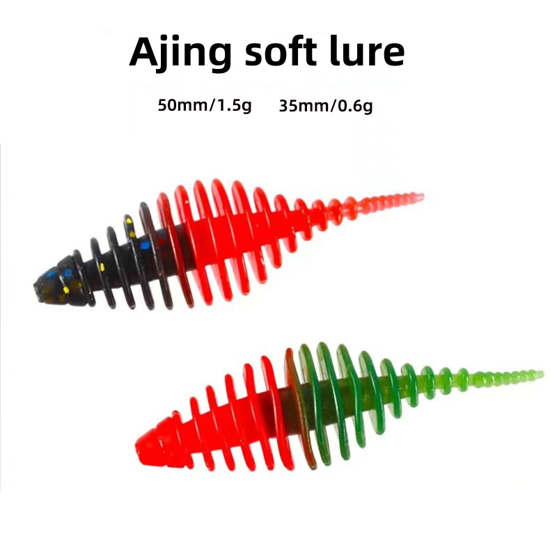 8PCS Soft Worm Fishing Lure Do - Jigger Double Sided ulasan dan harga