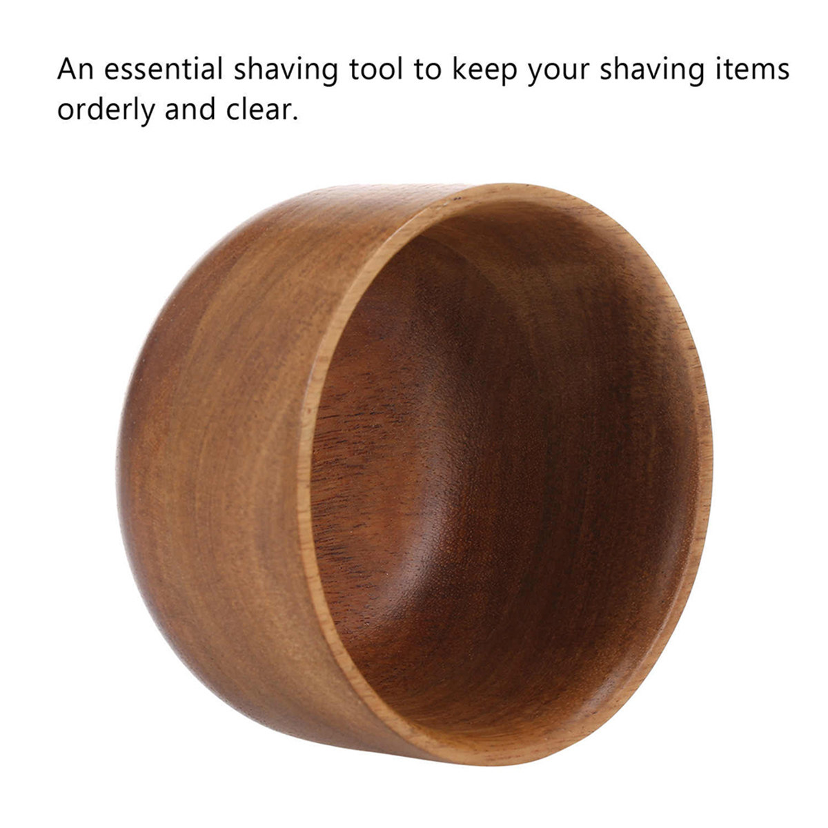 Wooden Men Shaving Bowl Light  - Home Barber ulasan dan harga