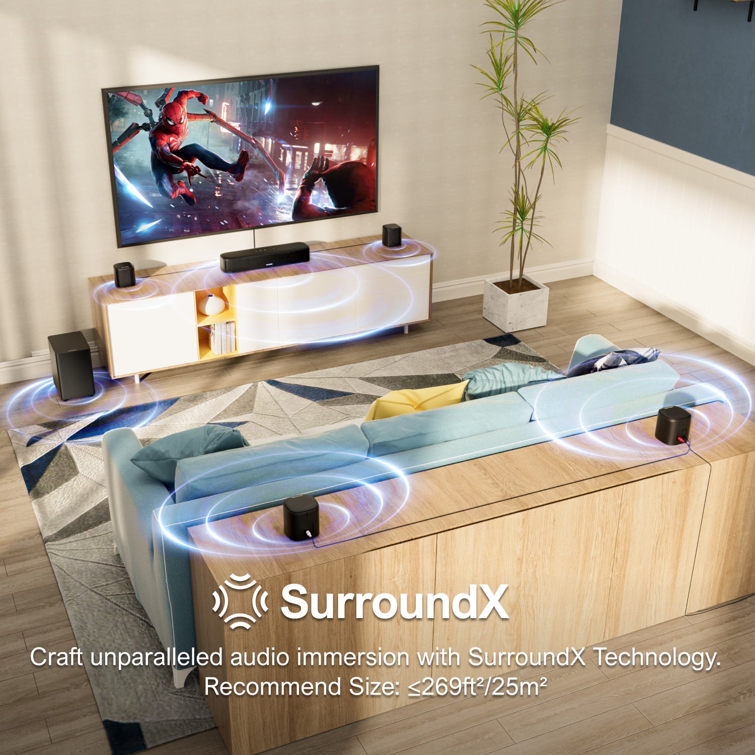 ULTIMEA 7.1 Channel Sound Bar  - Home Bar And Theater ulasan dan harga