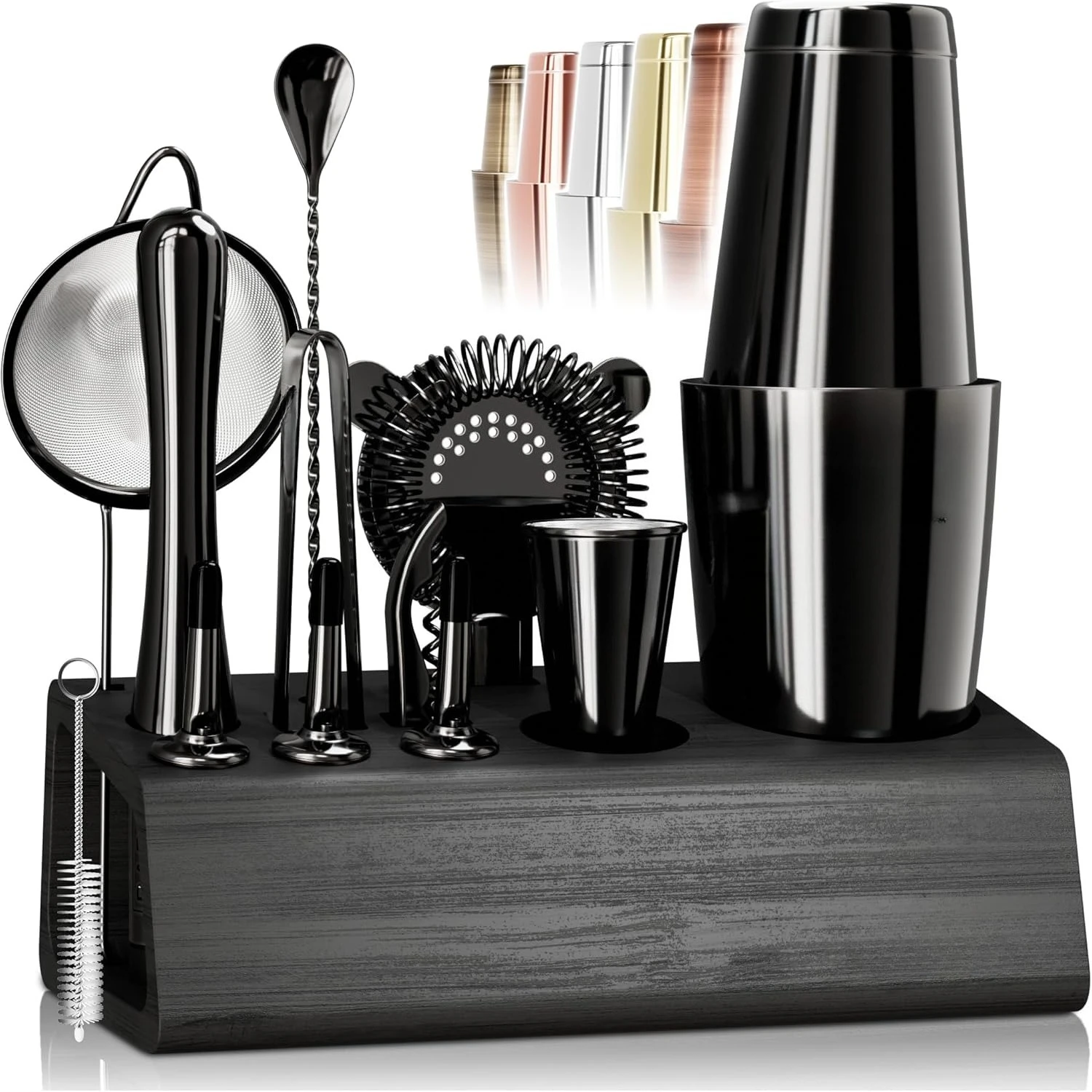 14Pcs Cocktail Shaker Set 28oz - Boston Shaker Set ulasan dan harga