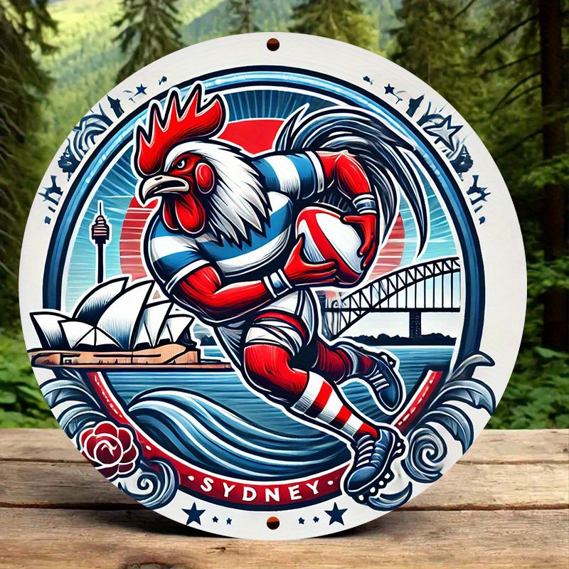 A vibrant Sydney Roosters wall - Home Bar Sydney ulasan dan harga