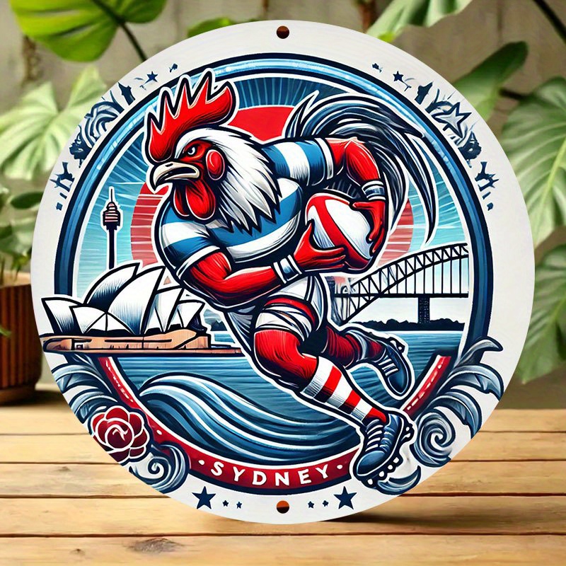 A vibrant Sydney Roosters wall - Home Bar Sydney ulasan dan harga