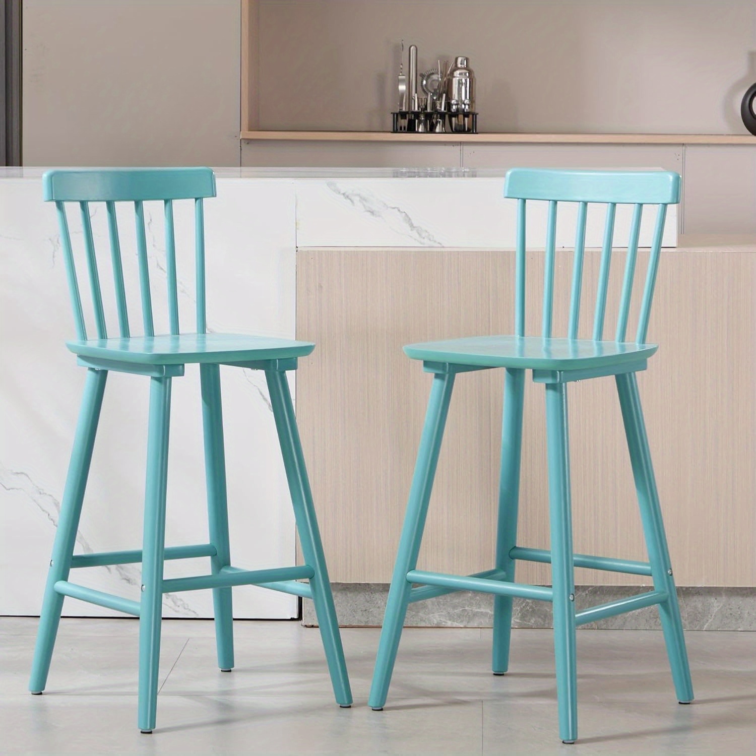 Bar Stools Set of 2, 26 Inch C - Home Bar And Counter ulasan dan harga