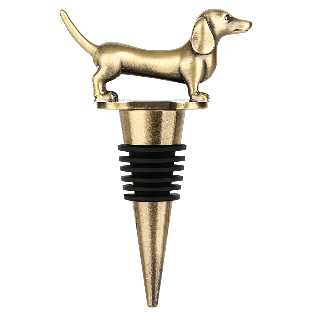 Wine Bottle Stopper Dachshund  - Wine Preservation Pump ulasan dan harga