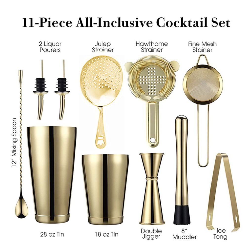 Cocktail Shaker Bar Set: 2 Wei - Boston Shaker Set ulasan dan harga