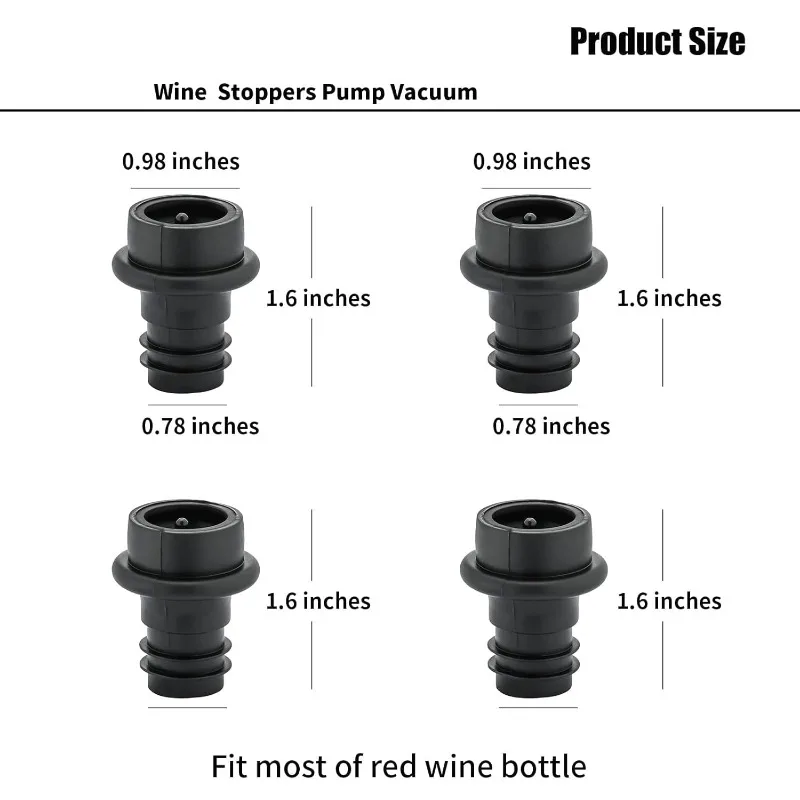 Wine Saver Vacuum Stoppers,Vac - Speed Pourer Cap ulasan dan harga