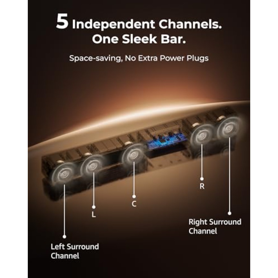 5.1CH Surround Sound Bar with  - Home Bar And Theater ulasan dan harga