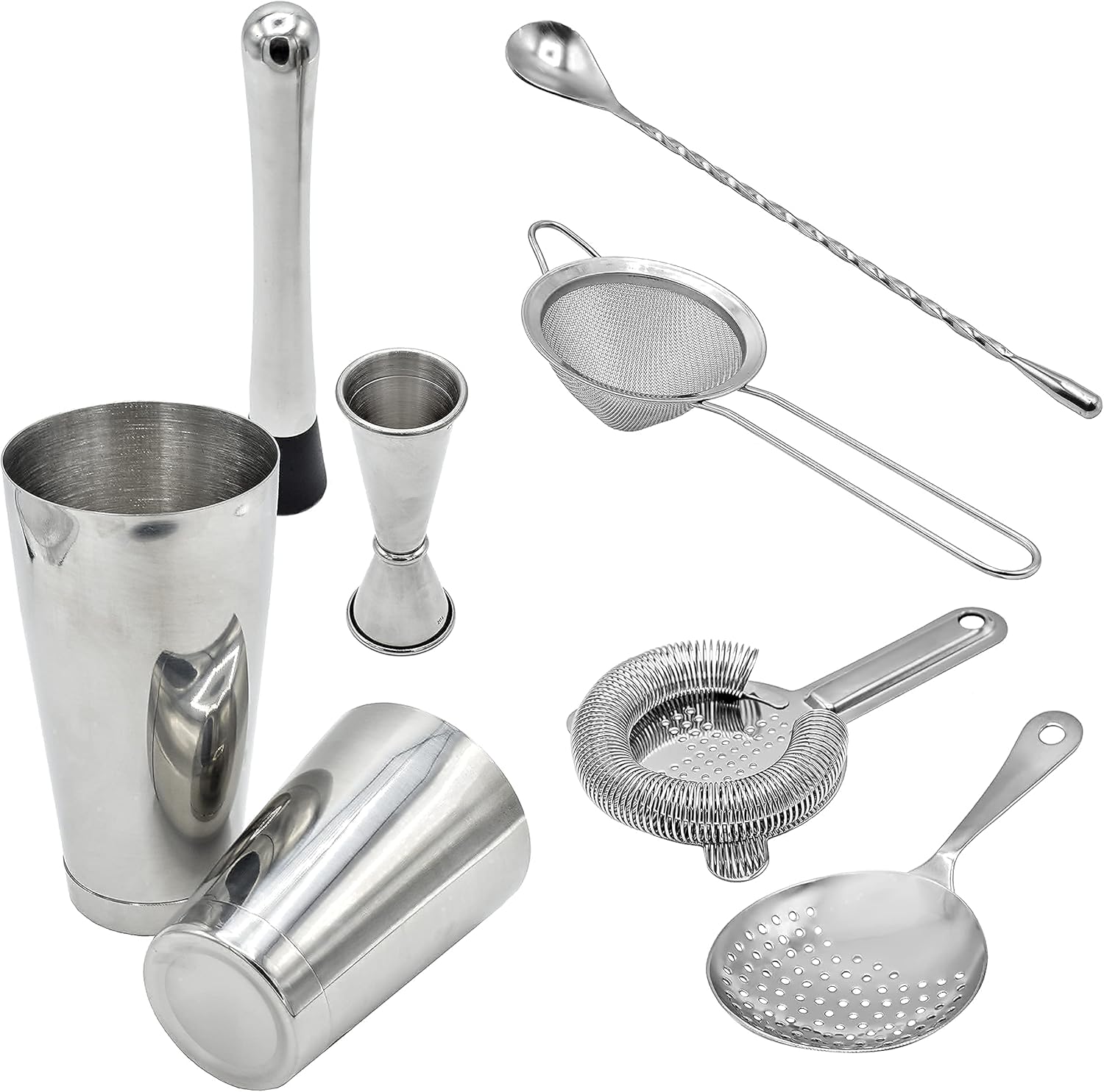 Cocktail Strainer and Shaker S - Boston Shaker Set ulasan dan harga