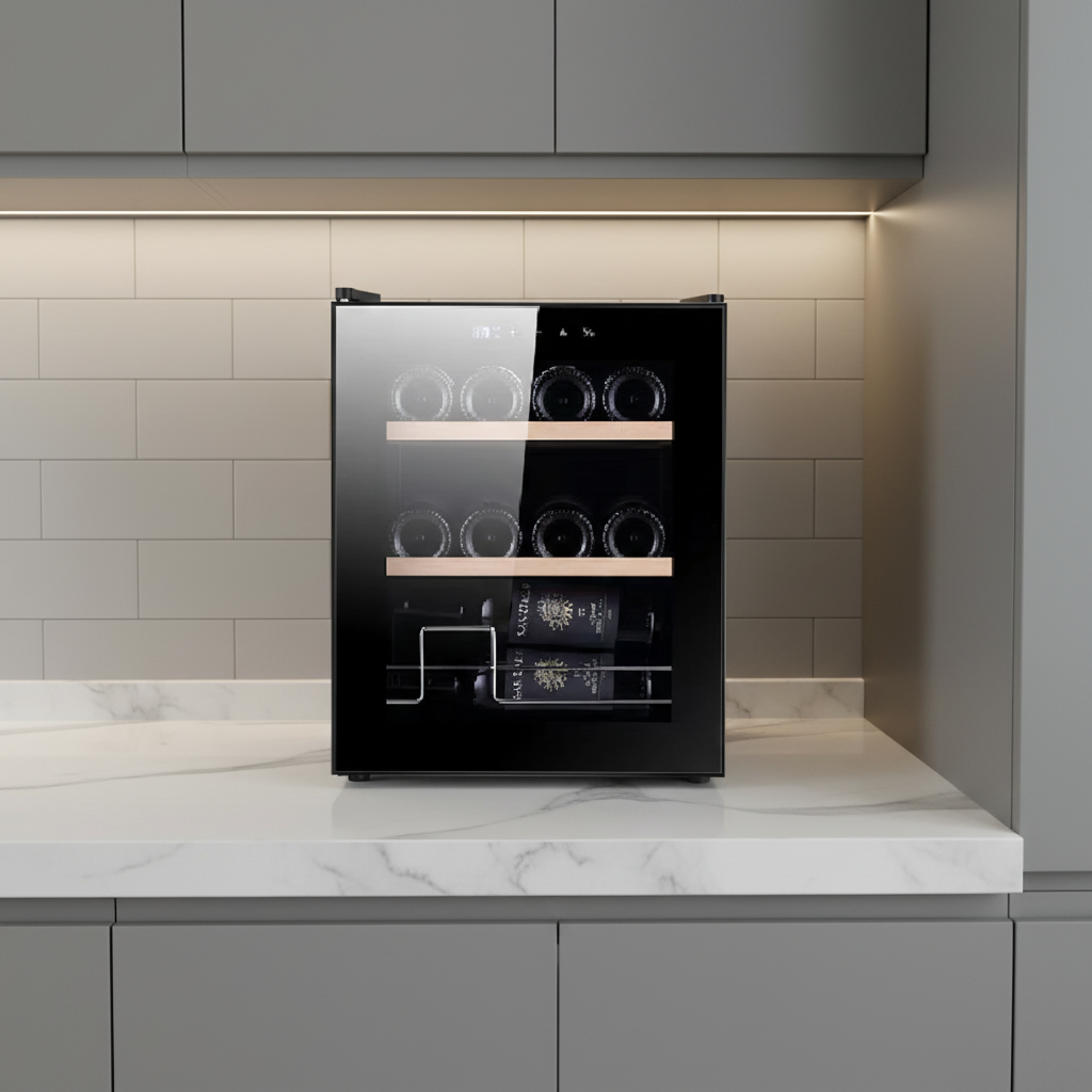 Mini bar Cooler Fridge Red Win - Home Bar And Cabinet ulasan dan harga