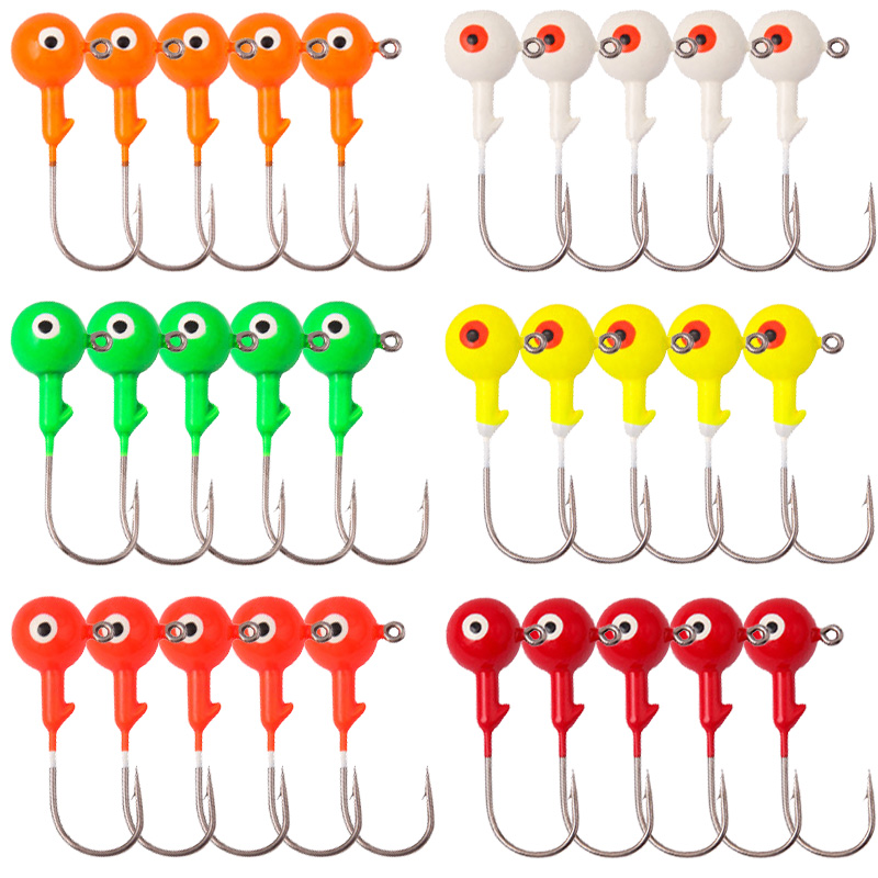 60Pcs/bag Lead Jig Heads Fishi - Jigger Double Sided ulasan dan harga