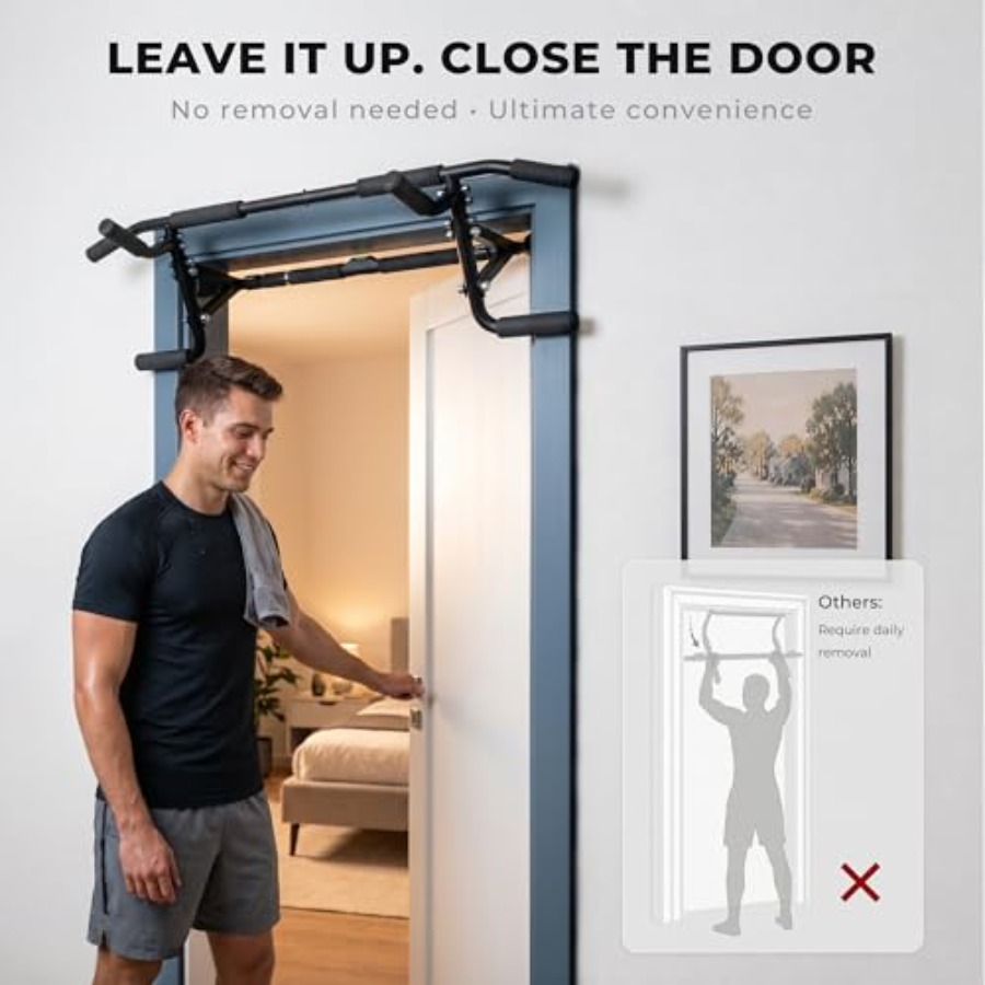 Home gym doorway pull up bar:  - Home Bar And Gym ulasan dan harga