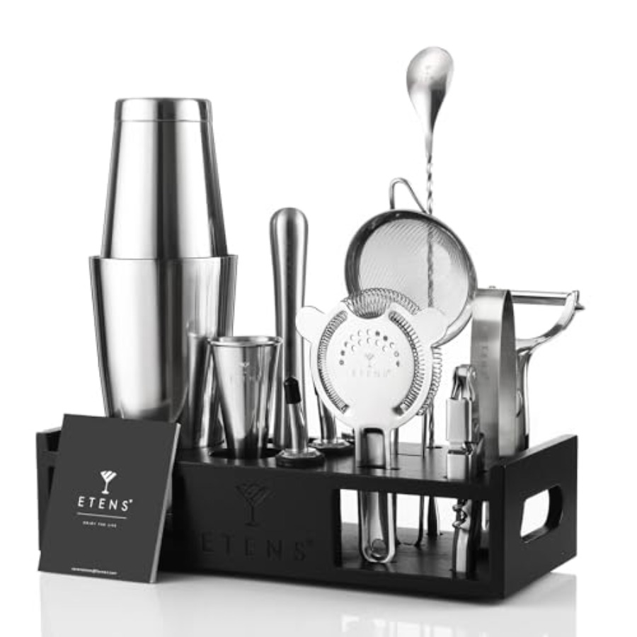 Cocktail Shaker Set Drink Mixe - Boston Shaker Set ulasan dan harga